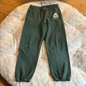Roots Green Sweatpants